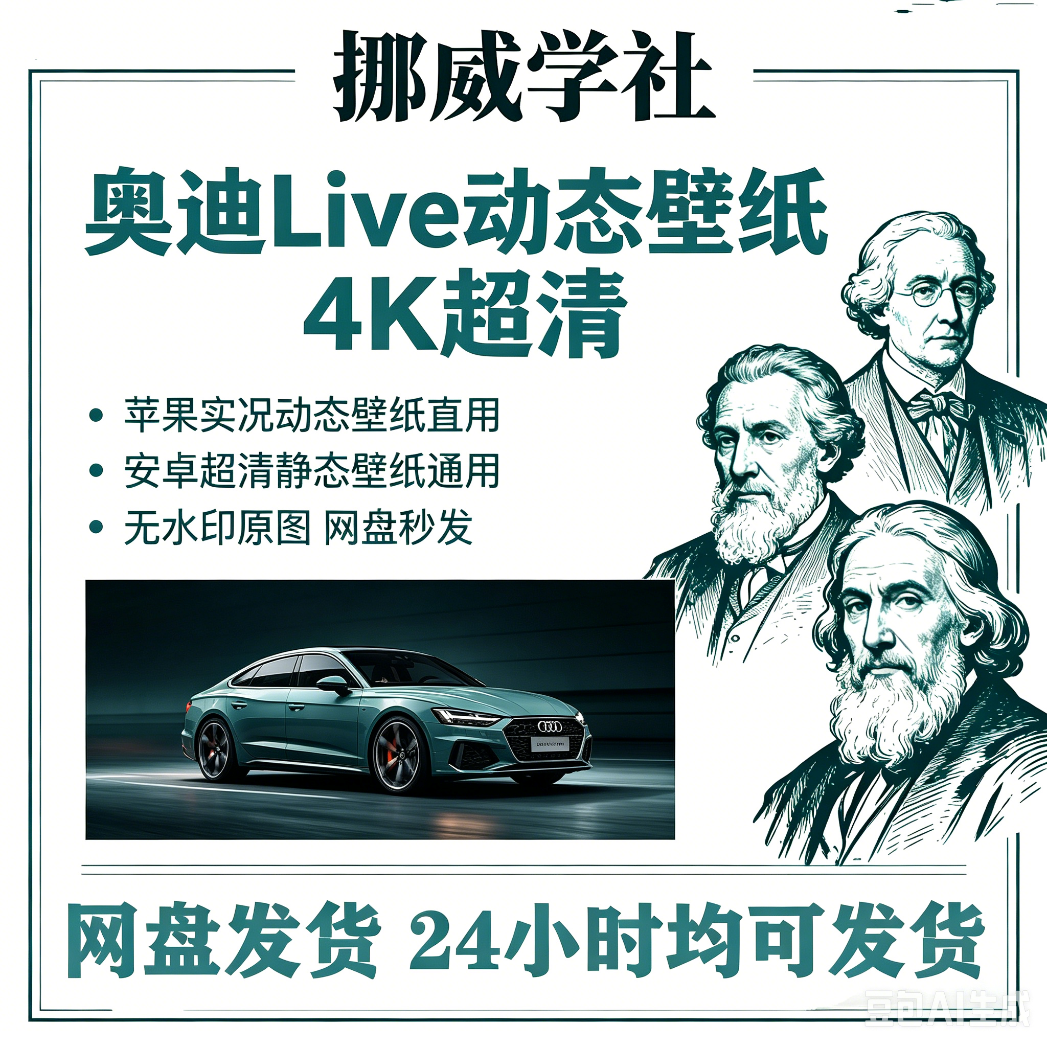 18A-2 苹果live手机动态壁纸图奥迪汽车合集4K超清安卓手机壁纸-资料虚拟库