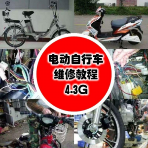 学电动车维修技术电动自行车维修技术电瓶修复技巧视频教程教学-资料虚拟库