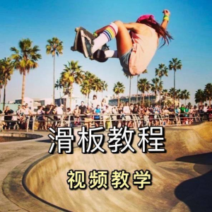 长板滑板双翘滑板教学视频教程初学者新手零基础入门自学花样刷街-资料虚拟库