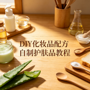 DIY化妆品配方自制护肤品教程学习资料手工制作大全芦荟胶水乳霜-资料虚拟库