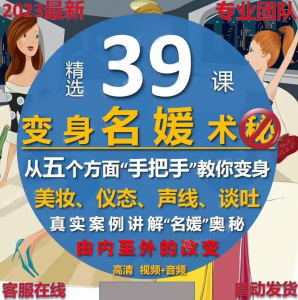 名媛打造读心术教程男性思维提高情商女性心理学思维逻辑心理课程-资料虚拟库