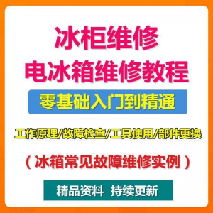 电冰柜冰箱维修教程主板修理原理检修技术教学视频维修实例资料-资料虚拟库