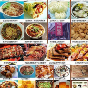 全国各地特色小吃配方资料技术视频教程 地摊小吃 全套资料大全-资料虚拟库